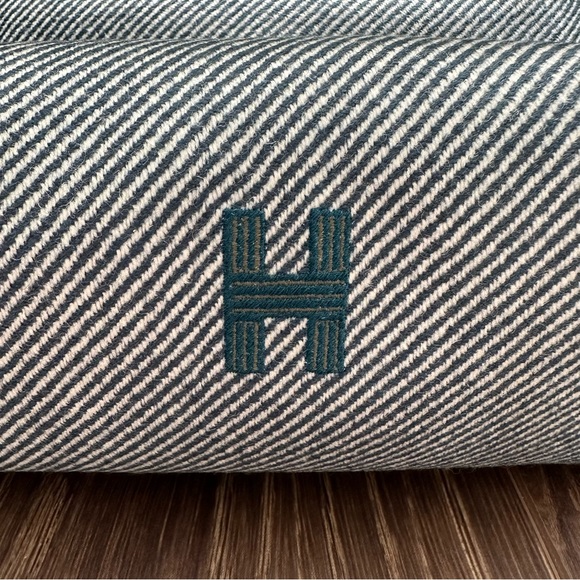 🆕 Hermes Bride-a-Brac H Natte Bicolor Wool Twill Vanity Case, Large Model - Picture 3 of 16